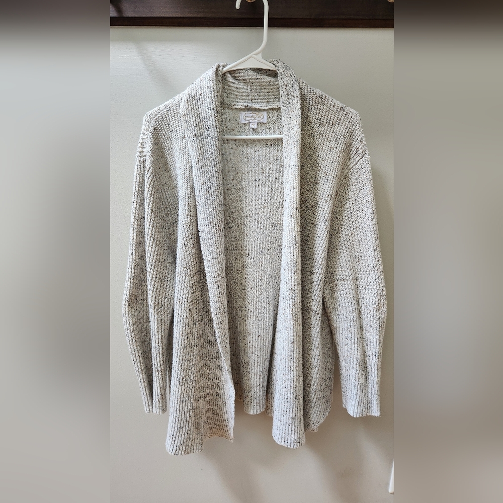 Mudpie M/L Knit Cardigan Beige/Neutral Tones